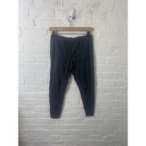 Simply Vera Vera Wang Women's High Rise Elastic Waist Pull-On Pant Black Size L